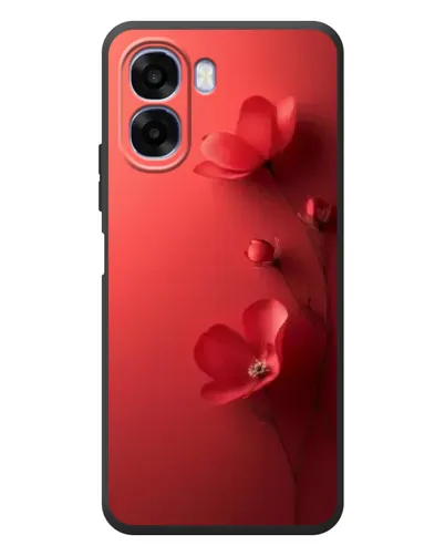 Чехол для OPPO A6x с картинкой «Маковые соцветия»