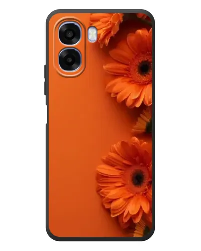 Чехол для OPPO A6x с картинкой «Оранжевые герберы»