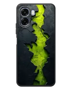Чехол для OPPO A6x с картинкой «Салатовый разлом скалы» Чехол для OPPO A6x с картинкой «Салатовый разлом скалы»