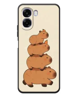 Чехол для OPPO A6x с картинкой «Башня из капибар»