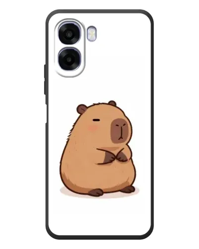 Чехол для OPPO A6x с картинкой «Толстенькая капибара»