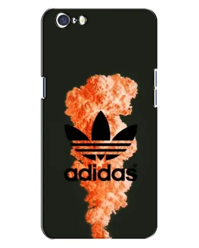 Чохол для OPPO A71 з картинкою «Помаранчевий дим Adidas»