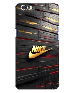 Чохол для OPPO A71 з картинкою «Золотий Nike на металі»