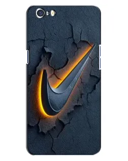 Чохол для OPPO A71 з картинкою «Об'ємний логотип Найк»