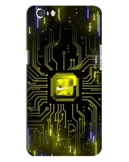 Чохол для OPPO A71 з картинкою «Nike — золота іскра»