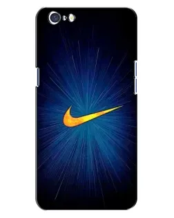 Чехол для OPPO A71 с картинкой «Синий пульс Nike» Чехол для OPPO A71 с картинкой «Синий пульс Nike»