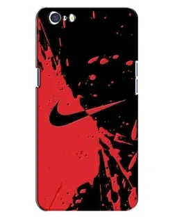 Чехол для OPPO A71 с картинкой «Красные брызги Nike» Чехол для OPPO A71 с картинкой «Красные брызги Nike»