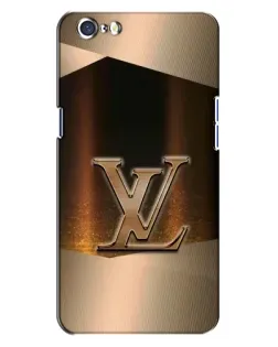 Чохол для OPPO A71 з картинкою «LV — золоте сяйво»