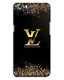 Чохол для OPPO A71 з картинкою «LV — золоті іскри»