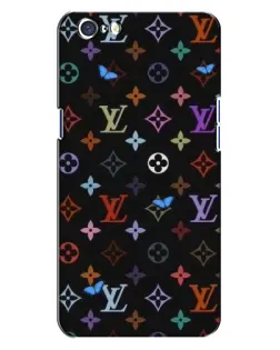 Чохол для OPPO A71 з картинкою «Кольорова монограма LV»