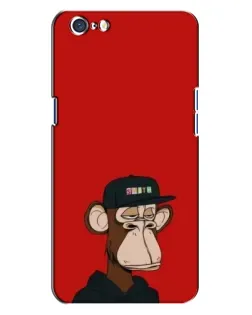 Чохол для OPPO A71 з картинкою «Bored Ape — червоний фон»