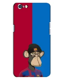 Чохол для OPPO A71 з картинкою «Bored Ape — фанат Барси»