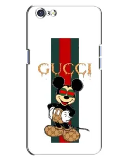 Чохол для OPPO A71 з картинкою «Міккі Маус Gucci — смуги»