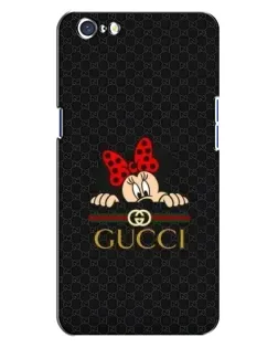 Чохол для OPPO A71 з картинкою «Мінні Маус Gucci — чорний»