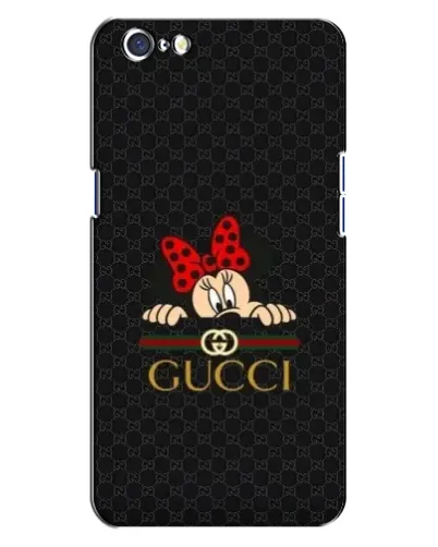 Чохол для OPPO A71 з картинкою «Мінні Маус Gucci — чорний»