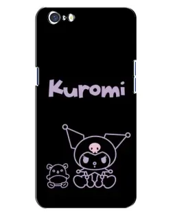 Чохол для OPPO A71 з картинкою «Kuromi — чорний мінімалізм» Чохол для OPPO A71 з картинкою «Kuromi — чорний мінімалізм»