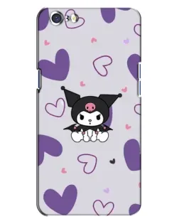 Чохол для OPPO A71 з картинкою «Kuromi та лавандові серця»