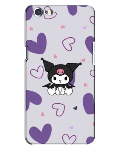 Чохол для OPPO A71 з картинкою «Kuromi та лавандові серця»