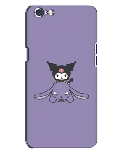 Чохол для OPPO A71 з картинкою «Kuromi на ліловому фоні»