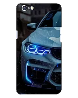 Чохол для OPPO A71 з картинкою «Погляд BMW з синіми фарами»