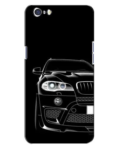 Чохол для OPPO A71 з картинкою «Темний силует BMW»