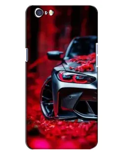 Чохол для OPPO A71 з картинкою «Спортивна BMW та квіти»