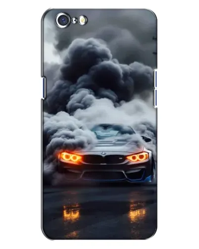 Чохол для OPPO A71 з картинкою «BMW у диму»