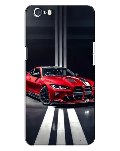 Чохол для OPPO A71 з картинкою «Червона BMW на дорозі»