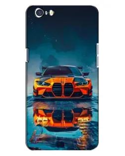 Чохол для OPPO A71 з картинкою «BMW — золота емблема»