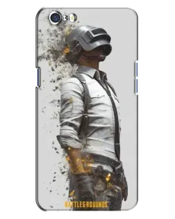Чехол для OPPO A71 с картинкой «PUBG — боец в пыли»