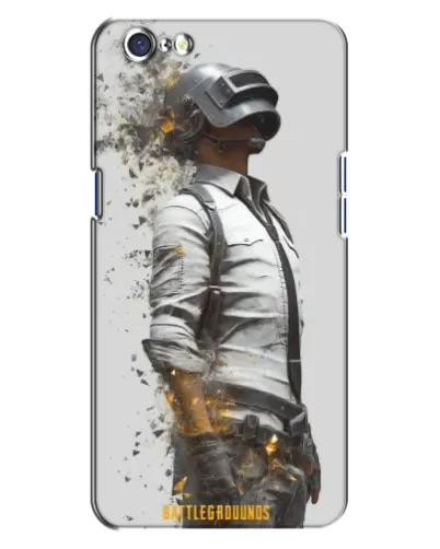 Чехол для OPPO A71 с картинкой «PUBG — боец в пыли»