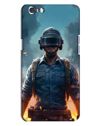 Чехол для OPPO A71 с картинкой «PUBG — реалистичный герой»