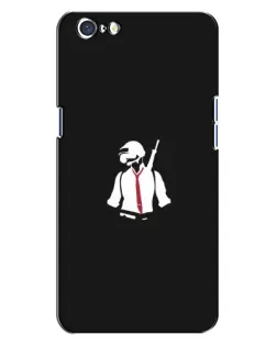 Чехол для OPPO A71 с картинкой «PUBG — силуэт воина»