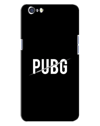 Чехол для OPPO A71 с картинкой «PUBG — белый логотип»