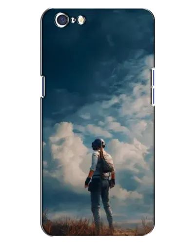 Чехол для OPPO A71 с картинкой «Герой PUBG на скале»