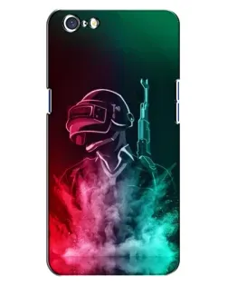 Чехол для OPPO A71 с картинкой «PUBG — огненный воин»