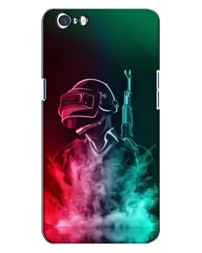 Чехол для OPPO A71 с картинкой «PUBG — огненный воин»