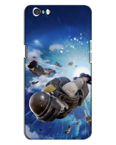 Чехол для OPPO A71 с картинкой «Десант PUBG — прыжок»