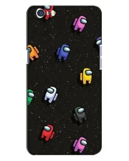 Чохол для OPPO A71 з картинкою «Космічний патерн Among Us»
