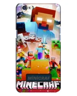 Чохол для OPPO A71 з картинкою «Minecraft герої гри»