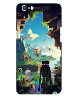 Чохол для OPPO A71 з картинкою «Ендермен у лісі»