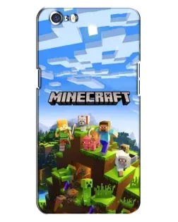 Чохол для OPPO A71 з картинкою «Minecraft класичний світ»