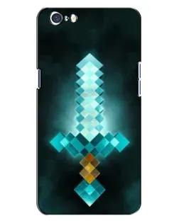 Чохол для OPPO A71 з картинкою «Алмазний меч неон»