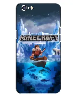 Чохол для OPPO A71 з картинкою «Minecraft льодянийсвіт»