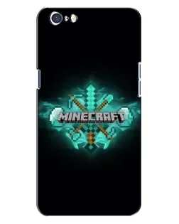 Чохол для OPPO A71 з картинкою «Minecraft Diamond лого»