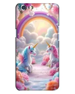 Чохол для OPPO A71 з картинкою «Веселка і єдинороги» Чохол для OPPO A71 з картинкою «Веселка і єдинороги»