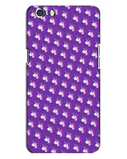 Чохол для OPPO A71 з картинкою «Єдинороги на фіолетовому»