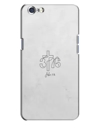 Чехол для OPPO A71 с картинкой «Иоанна 3:16 Крест»