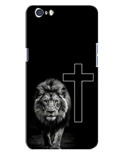 Чехол для OPPO A71 с картинкой «Лев и Крест»