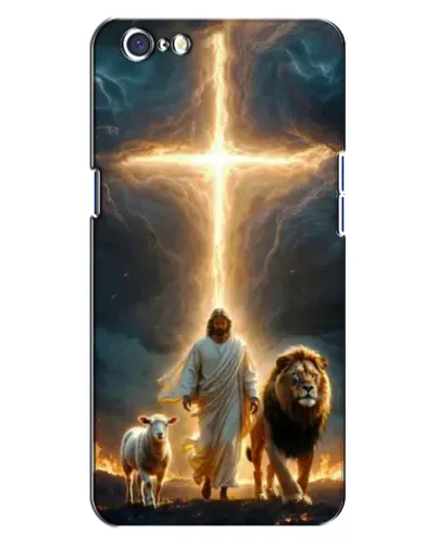 Чехол для OPPO A71 с картинкой «Лев Иуды и Свет»